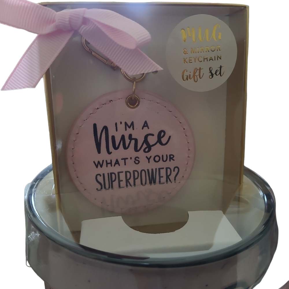 💕❌️SOLD❌️NWT NURSE LIFE MUG W/KEYCHAIN GIFT SET💕 - Picture 2 of 6